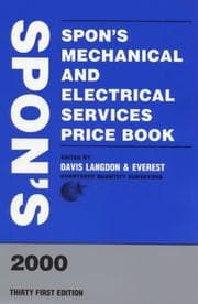 Tapa de Spon's Mechanical and Electrical Services Price Book 2000 (Spon's Price Books)