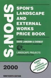 Tapa de Spon's Landscape and External Works Price Guide 2000