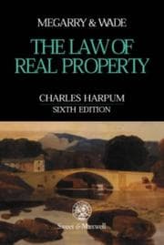 Tapa de The law of real property
