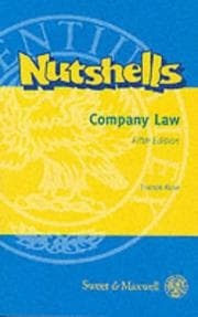 Tapa de Company Law (Nutshells)