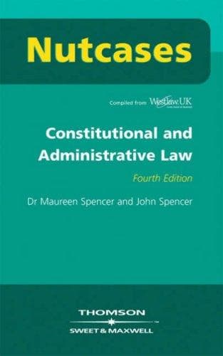 Tapa de Constitutional and administrative law