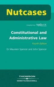 Tapa de Constitutional and administrative law