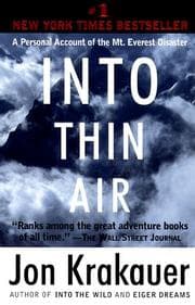 Tapa de Into Thin Air