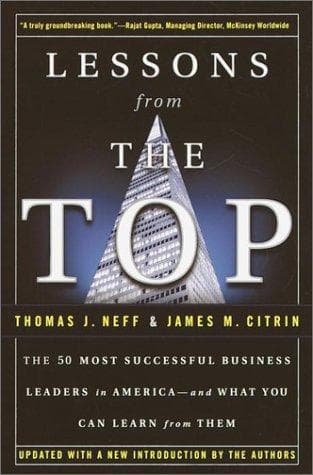 Tapa de Lessons from the top