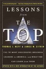 Tapa de Lessons from the top