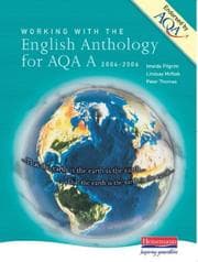 Tapa de Working with the Anthology for AQA/A