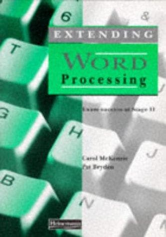 Tapa de Extending Word Processing