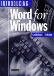 Tapa de Introducing Word for Windows