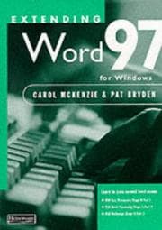 Tapa de Extending Word 97 for Windows