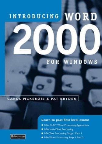 Tapa de Introducing Word 2000 for Windows