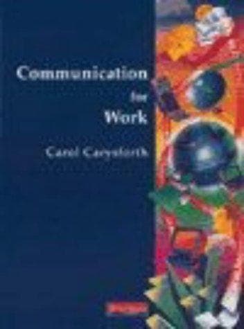 Tapa de Communication for Work