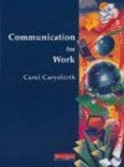 Tapa de Communication for Work