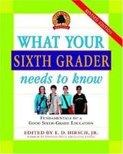 Tapa de What Your Sixth Grader Needs to Know