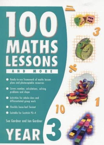 Tapa de 100 Maths Lessons for Year 3 (100 Maths Lessons & More)