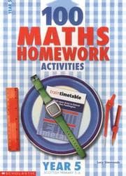 Tapa de 100 Maths Homework Activities for Year 5 (100 Maths Homework Activities)