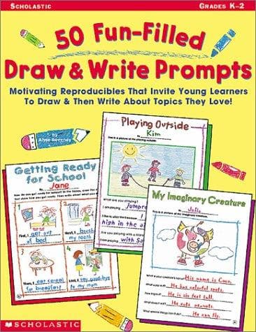 Tapa de 50 Fun-Filled Draw & Write Prompts