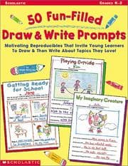 Tapa de 50 Fun-Filled Draw & Write Prompts