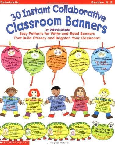 Tapa de 30 Instant Collaborative Classroom Banners (Grades K-2)