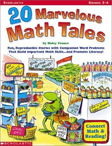 Tapa de 20 Marvelous Math Tales (Grades 2-4)