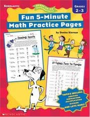 Tapa de Fun, 5-Minute Math Practice Pages