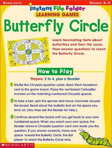 Tapa de Butterfly Circle (Instant File-Folder Games, Grades K-2)