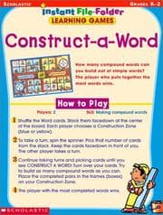 Tapa de Construct-a-Word (Instant File-Folder Games, Grades K-2)
