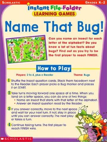 Tapa de Name That Bug! (Instant File-Folder Games, Grades K-2)