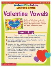 Tapa de Valentine Vowels (Instant File-Folder Games, Grades K-2)