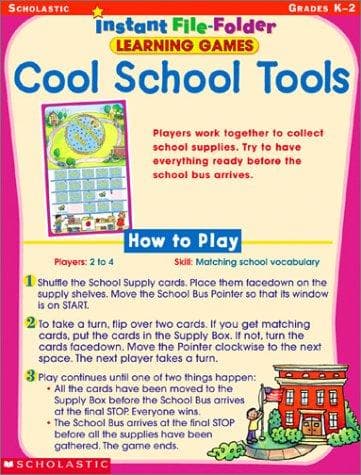 Tapa de Cool School Tools (Instant File-Folder Games, Grades K-2)