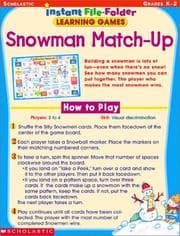 Tapa de Snowman Match-Up (Instant File-Folder Games, Grades K-2)