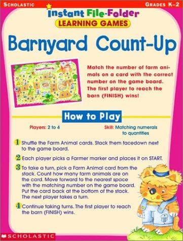 Tapa de Barnyard Count-Up (Instant File-Folder Games, Grades K-2)