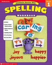 Tapa de Grade 1 Scholastic Success with Spelling