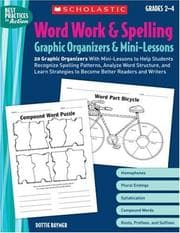 Tapa de Word Work & Spelling Graphic Organizers & Mini-Lessons