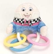 Tapa de Humpty Dumpty Ring Rattle (12 Count) (Sidekicks)
