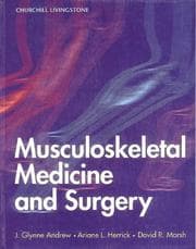 Tapa de Musculoskeletal medicine and surgery