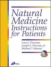 Tapa de Natural Medicine Instructions for Patients