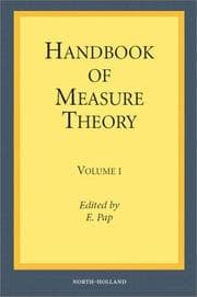 Tapa de Handbook of Measure Theory