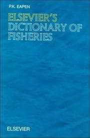 Tapa de Elsevier's Dictionary of Fisheries
