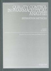 Tapa de Quality Control in Pharmaceutical Analysis