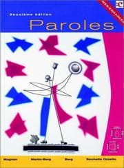 Tapa de Paroles