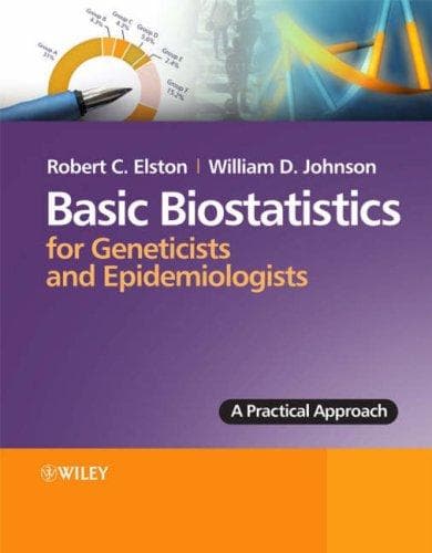 Tapa de Basic biostatistics for geneticists and epidemiologists
