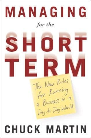 Tapa de Managing for the Short Term