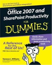 Tapa de Office 2007 and SharePoint Productivity For Dummies