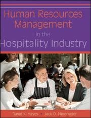 Tapa de Human resources management in the hospitality industry