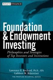 Tapa de Foundation and endowment investing