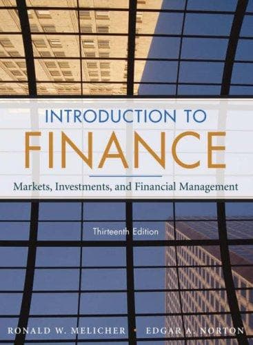 Tapa de Introduction to finance
