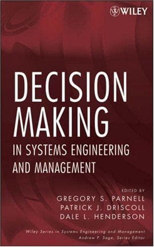 Tapa de Decision making in systems engineering and management