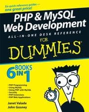 Tapa de PHP & MySQL web development all-in-one desk reference for dummies