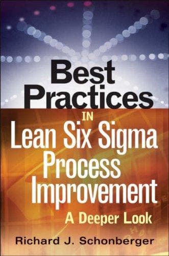 Tapa de Best Practices in Lean Six Sigma Process Improvement