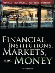 Tapa de Financial institutions, markets and money